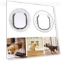 Silent Pet Door with 4 Locking Modes — Doorbells, gaodaidecoe