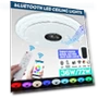Smart LED Ceiling Light with Bluetooth Speaker — Overhead Lighting, Pro DIY Tool