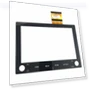Touch Screen Glass Digitizer with Radio & 2 Handles — Navigation & GPS Accessories, Tautoparts