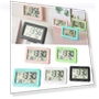 Electronic Clock with Large LCD Display and Temperature Humidity Meter — Humidity Meters, Scented