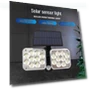 Remote Control LED Solar Floodlight with Motion Sensor — Outdoor Security & Flood Lighting, TrendVibeCN