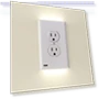Small Night Light with Touch Panel and Socket — Night Lights, happyyu