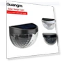 Semi-circular Solar Outdoor Fence Light — Outdoor Security & Flood Lighting, AI Market
