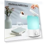 Cool Mist Humidifier with Top Refill and Night Light — Air Moisturizers, MEGAWISE
