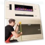 WiFi-Enabled Electric Fireplace Heater — Electric Heating Solutions, Alpaca