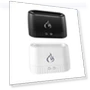 Portable Air Humidifier with Auto Shut-off and LED Flame Diffuser — Air Moisturizers, Luminaire Lighting Mall
