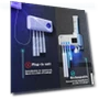 Smart Toothpaste Dispenser with UV Light — Travel Toothbrush Holders, Elegant Living House