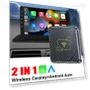 2 in 1 Wifi CarPlay Box Android Auto Adapter — Phone Accessories, Auto Launcher