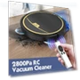 Remote Controlled Household Robot Vacuum — Smart Cleaning Robots, Modern Home Furnishing
