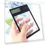 Multicolor Transparent Touch Screen Solar-Powered 8-Bit Mini Calculator — Calculators, A Surname Home