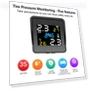 Wireless Tire Pressure Monitor Solar Motorcycle Tire Pressure Detector — TPMS Sensor Replacements, A Auto Parts Mall