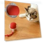 Automatic Rolling Ball Toy with Fake Tail — Cat Playthings, RuJia Home Decor