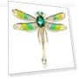Smart Dragonfly Brooch — Pins & Brooches, JEWEL HOME