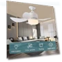 Modern Ceiling Fan Light — Ceiling Fan Lighting Solutions, Luminaire Lighting Mall