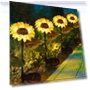 Outdoor Solar Lamp with Sunflowers — Outdoor Floor Lighting, Happy Home Mall