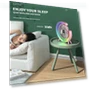 Portable Fan with Colorful Lighting — Portable USB Fans, Luminaire Lighting Mall