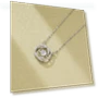 Double C Beating Heart Fashion Necklace — Men's Necklaces, Fashion footsteps