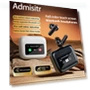 Bluetooth Wireless Earbuds with ANC+ENC Noise Cancellation and Color Touch Screen — In-Ear Headphones, Admisitr
