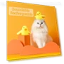 Interactive Flapping Duck Toy — Cat Playthings, Smart Pet Supplies