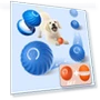 Interactive Gravity Sensor Pet Toy Ball — Automatic Launchers, JINGYUE Pet