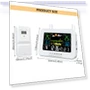 Smart Weather Station with Color Screen — Home Climate Control, CoCo Xili