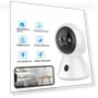 Wi-Fi Smart Camera with Night Vision — Smart Home Security, Freedom BABY