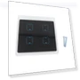 4-Key Smart WiFi Touch Light Switch — Dimmer Switches, KONNWEI