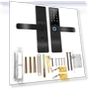 Electronic Smart Fingerprint Password Card Dual Tongue Door Lock — Smart Home Security, KONNWEI