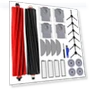 Main Side Brush, Hepa Filter, Mop Pads, Dust Bags Spare Parts — Parts & Accessories, Modern Home Furnishing