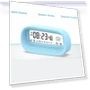 Transparent Digital Alarm Clock — Alarms & Clocks, DC-HOME Textile
