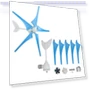 5-Blade Wind Turbine Kit with Power Controller — Solar Charging Solutions, Koogeelife
