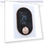 Color Smart Thermostat with Programmable Touch Screen and Control Knob — Home Climate Control, Vestidos