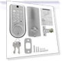 Adjustable Latch Smart Keyboard Password Anti-Theft Electronic Door Lock — Locks, GoolRC