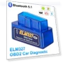Mini OBD2 Bluetooth Car Diagnostic Tool — Code Readers & Scan Tools, ToyousoniC