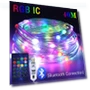 Smart RGB LED Party Garland — Outdoor String Lights, AutoSphere