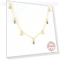 Sterling Silver Rectangular Smart Pendant Fashion Necklace — Smart Jewelry, Wo Bijouterie