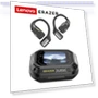 Bluetooth Wireless Earbuds with LED Touch Screen — In-Ear Headphones, Lenovo