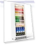 Display Beverage Fridge with Glass Door — Drink Coolers, Velivi