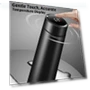 Smart Temperature Display Vacuum Insulated Stainless Steel Thermos Cup — Travel Drinkware, Versatile Home Furnishing