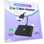 Wireless Carplay Android Auto AI Mini Box Adapter — Stereo Receivers, ZoomSpark