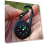 Multifunctional Smart Camping Carabiner with Mini Compass and Thermometer — Keychain Carabiners, Lansoon Electronics