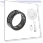 Smart Fitness Tracker Ring with Screen — Wearable Accessories, ZY-Sport-N