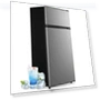 Two Door Fridge with 7 Temperature Settings — Mini Fridges, DEMULLER
