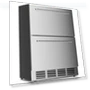 Weather Proof Stainless Steel Outdoor Beverage Refrigerator — Drink Coolers, Antarctic Star