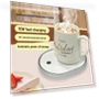 Ceramic Smart Cup Warmer with Wireless Charging — Beverage Warmers, Small Appliances