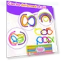 Textured Silicone Silent Decompression Rings Stretchy Sensory Stick Fun Toy — Blocks, Zhiruei