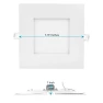 Ultra Thin Square LED Recessed Lighting, LUXRITE