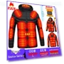 Adjustable Smart Heated Hooded Cotton Jacket — Fleece, BigSopping