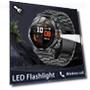 Smart Watch with Bluetooth Call and LED Flashlight — Wearable Accessories, SACOSDING