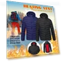 Winter Smart USB-Padded Cotton Jacket with Electric Heating — Fleece, mianduijifengba